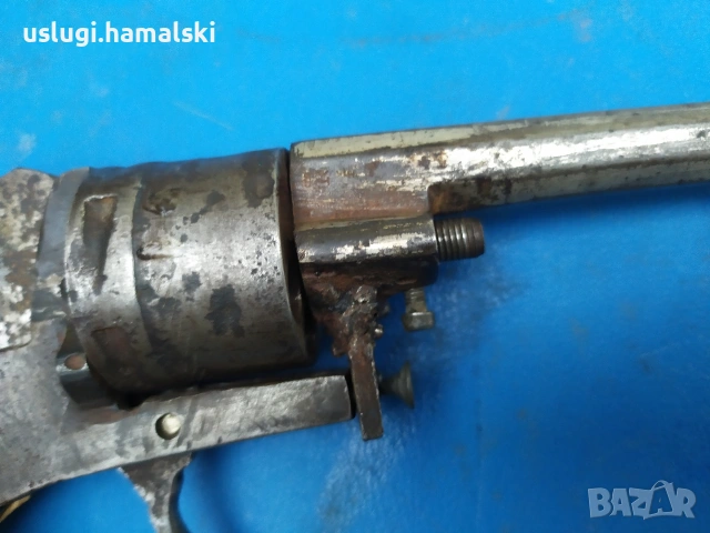 Стар револвер/пищов/пистолет, снимка 6 - Антикварни и старинни предмети - 53212847