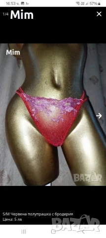  S/M  Полупрашки различни модели и цветове , снимка 12 - Бельо - 39300049