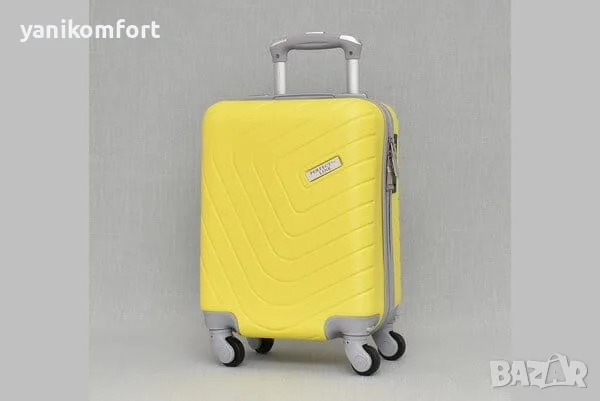 Wizz air куфар за ръчен багаж 40/30/20 с 4 колелца от ABS - твърд куфар, снимка 2 - Куфари - 56200113