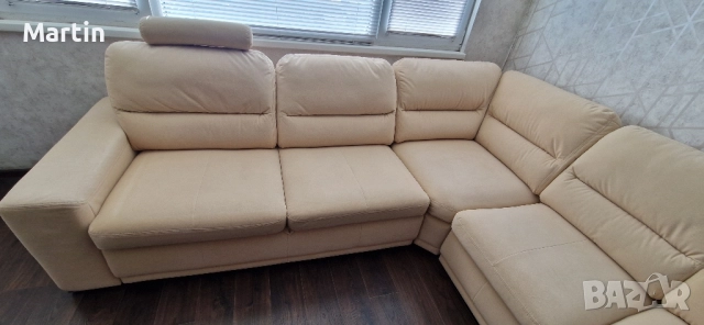 Ъглов диван със спален механизъм., снимка 3 - Дивани и мека мебел - 52422183