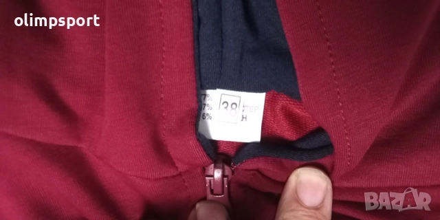 спортен екип Barcelona нов памук ликра с качулка цял цип за дете с ръст 122-134см, снимка 2 - Детски комплекти - 51995559