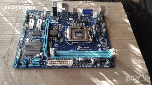 Дънна платка Gigabyte GA-H61M-DS2 Socket LGA1155, снимка 6 - Дънни платки - 48871611