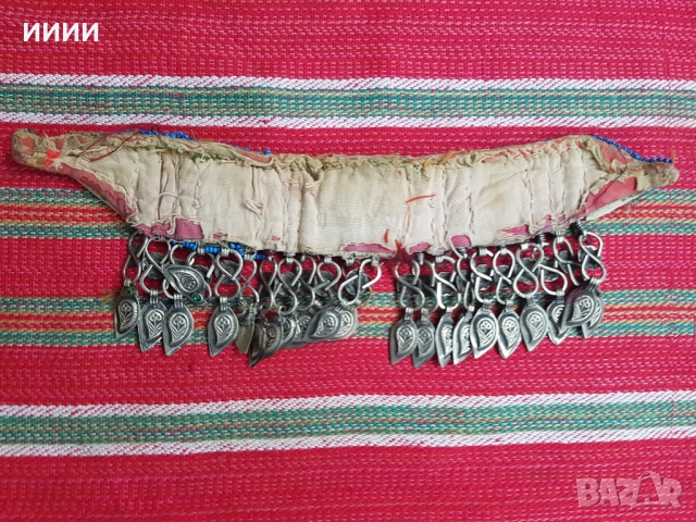 Сребърен прочелник кучка сокай, снимка 2 - Антикварни и старинни предмети - 52296378