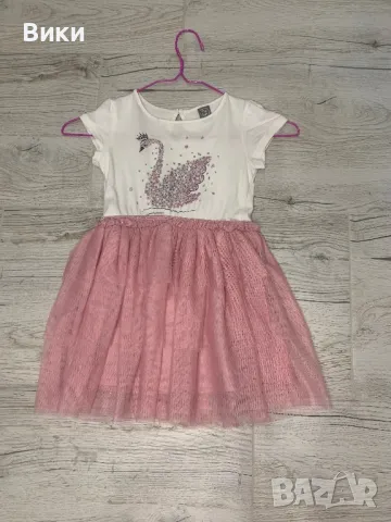 Детска рокля 4-5г ръст 110см, снимка 4 - Детски рокли и поли - 49600910