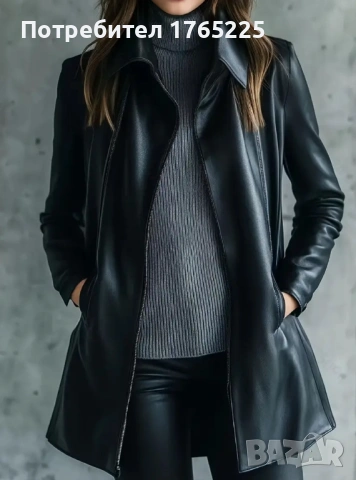 Ново дамско кожено яке 
