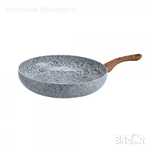 Алуминиев тиган Oliver Voltz Siena OV51319J24, с мраморно каменно керамично покритие, 24 х 5 см.