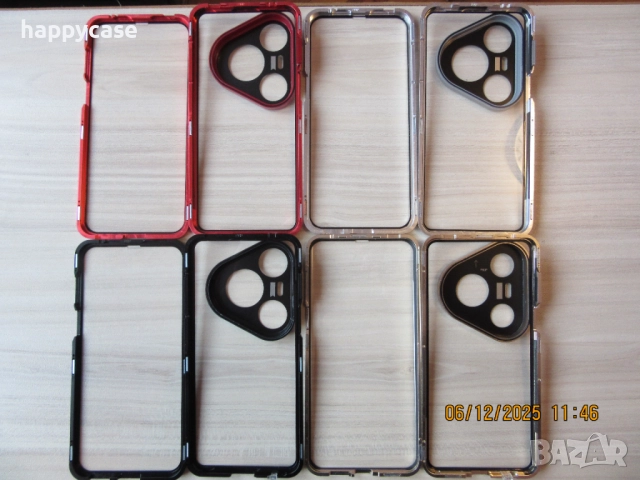 Huawei Pura 80 Pro / 80 Ultra / 80 / Двоен 360° магнитен кейс калъф с камера протектор, снимка 7 - Калъфи, кейсове - 45965080