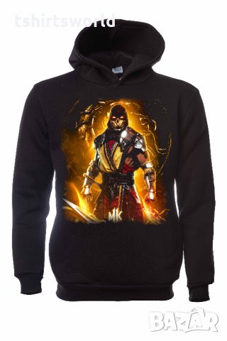 Нов мъжки суичър с дигитален печат Mortal Kombat, MK, видеоигра, снимка 1 - Суичъри - 31742185