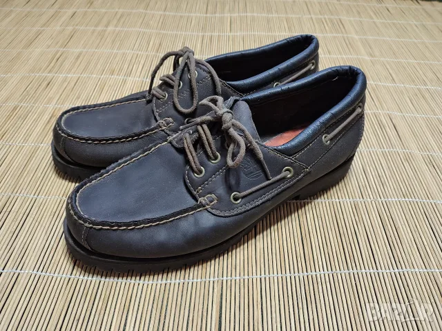 ОФЕРТА 📍 Timberland / 43 / хибридни обувки тип мокасини от естествена кожа, снимка 3 - Ежедневни обувки - 55942652