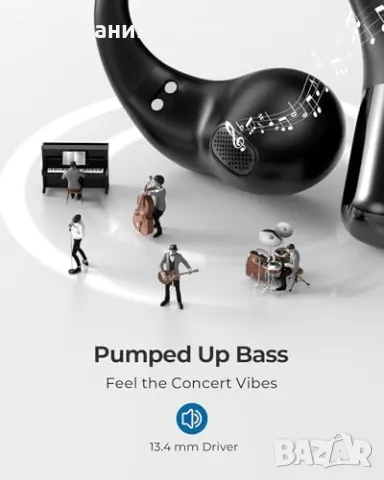 Нови Леки спортни слушалки с мощен звук и водоустойчива защита 40H, снимка 5 - Bluetooth слушалки - 49439539