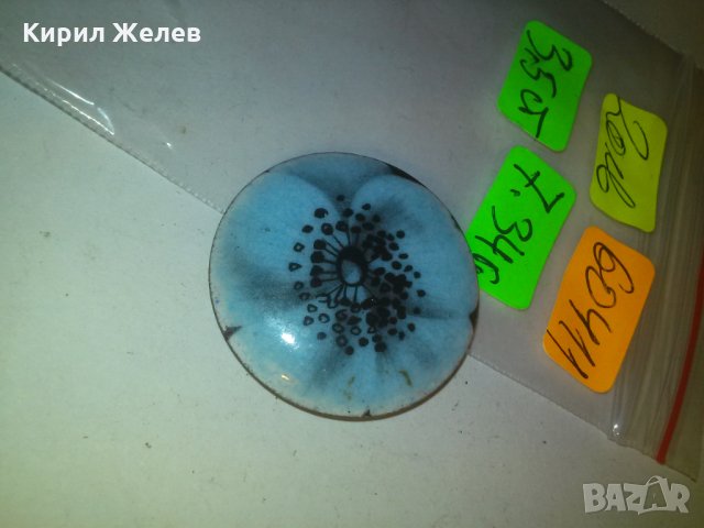 РИСУВАНА АРТИСТИЧНА МЕТАЛНА БРОШКА 60411, снимка 3 - Други - 29835447