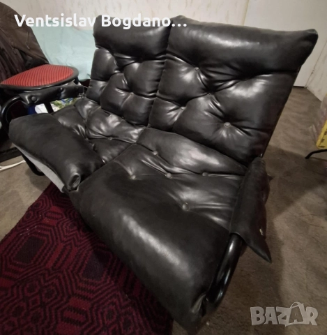 Двойно канапе , снимка 2 - Дивани и мека мебел - 51799101