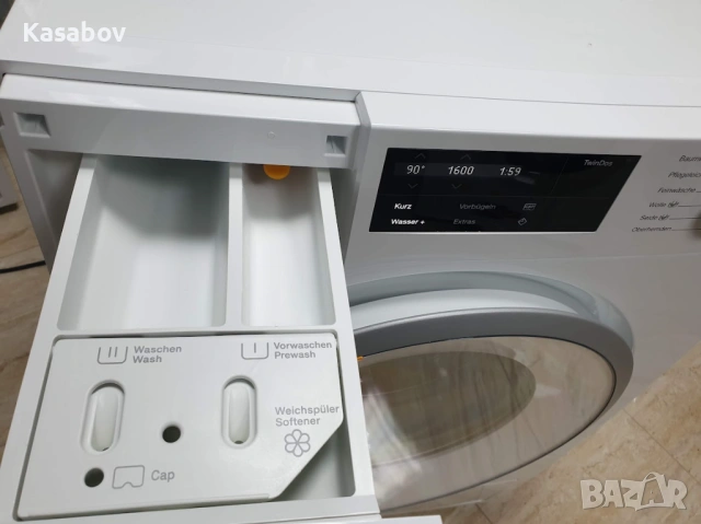 Miele Wi-Fi TwinDos Пералня Миеле 12м Гаранция, снимка 6 - Перални - 54002996
