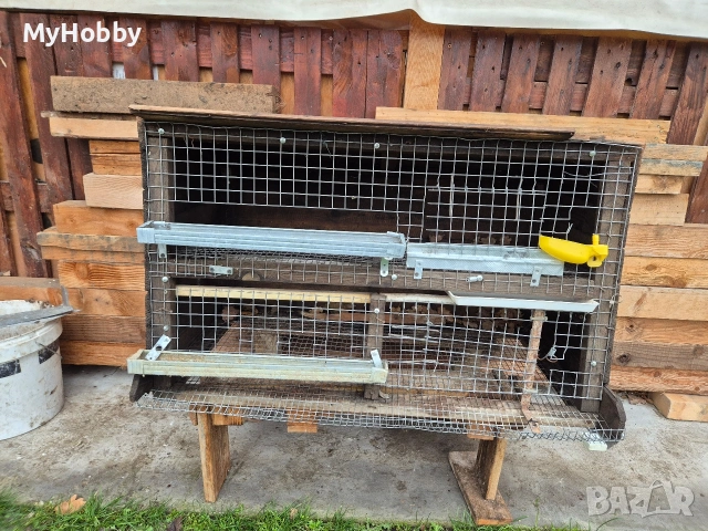клетка за пътпъдъци двуетажна, снимка 3 - За птици - 53063575