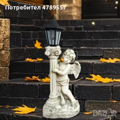 Соларна лампа ангел - елегантна декорация за всеки двор, снимка 2 - Градински мебели, декорация  - 54277222
