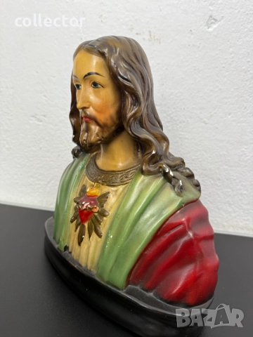 Скулптура / статуетка на Исус Христос. №7416 , снимка 5 - Антикварни и старинни предмети - 51917968
