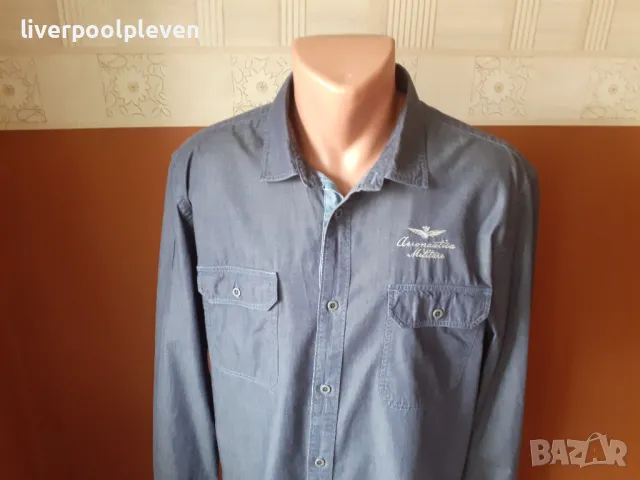 👉 Aeronautica Militare Original ХL, снимка 2 - Ризи - 49049905