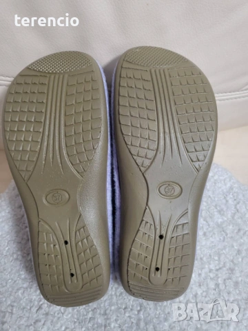 Нови дамски пантофи - лила 37 номер, снимка 5 - Пантофи - 52623442