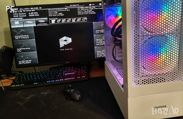 Геймърски Компютър PC Ryzen 5700x / 16GB RAM / 256GB SSD 700W, снимка 2 - Геймърски - 55591747