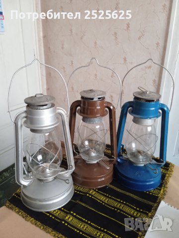 Стари газени фенери - 3 броя