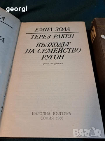 Емил Зола 6 тома избрани творби 27/2, снимка 3 - Художествена литература - 51425062