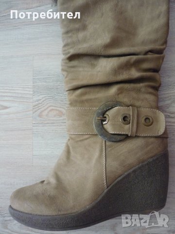 Дамски дълги ботуши номер 40, снимка 2 - Дамски ботуши - 13911522