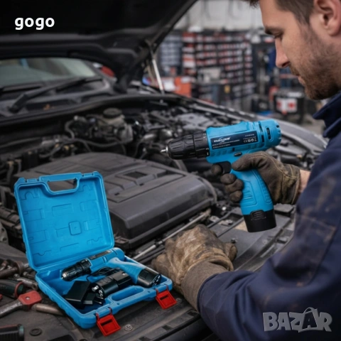 комплект безжичен винтоверт , снимка 4 - Винтоверти - 54149751