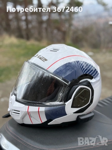 Модуларна каска LS2 Advant размер М + интерком, снимка 3 - Спортна екипировка - 53939717