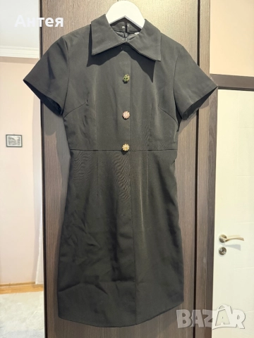 Дамска черна рокля