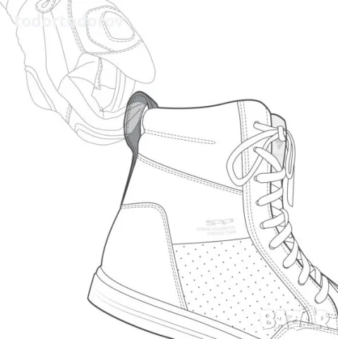 Мото кецове SHIMA REBEL 2.0 Waterproof,протектори!, снимка 1