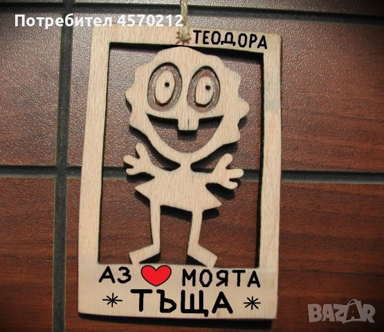 Весел подарък за тъща - Смешна картинка с име