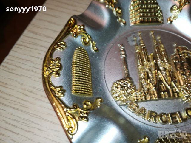 BARCELONA GOLD-ПЕПЕЛНИК ВНОС France 🇫🇷 2612212018, снимка 12 - Антикварни и старинни предмети - 35246825