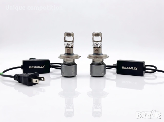 LED крушки с лупа BEAMLIX – H4, 140W