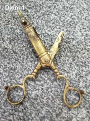 Антични ножици за подрязване на свещи