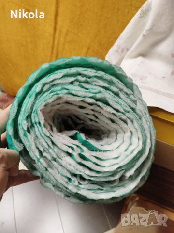 Капитониран шушляков плат за якета или нещо друго 7м /1,5м зелен, снимка 2 - Платове и дамаски - 39765333