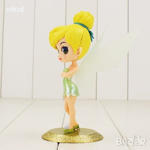 Голяма Tinker Bell Фея зън зън камбанка на стойка пластмасова фигурка PVC за игра и торта топер, снимка 3 - Фигурки - 22150157