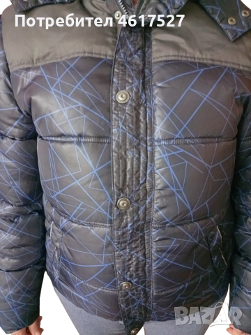 пухено яке Tom Tailor с качулка, снимка 6 - Якета - 52713384