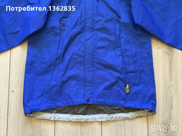 НОВА дамско синьо яке ветровка горнище BERGHAUS Goretex размер 12 / М, снимка 3 - Якета - 52524992