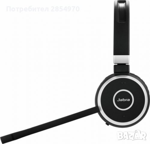 Jabra Evolve 65 Stereo Безжични Bluetooth слушалки Черни, снимка 4 - Безжични слушалки - 37540801