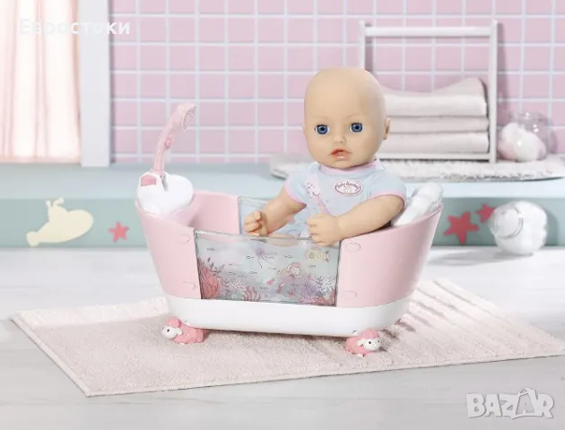 Интерактивна вана за кукли Baby Annabell Zapf Creation, снимка 5 - Кукли - 47781144