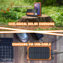 Соларна външна батерия с динамо и 2xUSB-A изхода от 4smarts Solar Rugged, снимка 4