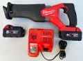 Milwaukee M18 FSZ - Акумулаторен безчетков саблен трион като нов 2025, снимка 3