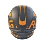 Детска каска Automat, Пистова, Черен с оранжево, Мат, снимка 3