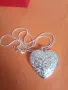 Сребърно колие Сърце , снимка 8