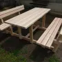 Комплект маса с две пейки , снимка 6