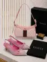 Gucci Дамски Светло Розови Обувки На Ток Гучи - Различни Модели Код E147, снимка 6