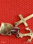 Винтидж сребърна висулка три елемента СЪРЦЕ,КОТВА и КРЪСТ много красив стилен дизайн 52598, снимка 7