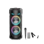 Мощна Преносима Bluetooth Тонколона ZQS4239S с LED Светлини, FM Радио и Караоке Микрофон, снимка 1
