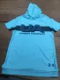 Детска оригинална спортна тениска с качулка Under Armour, размер М, снимка 1
