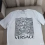 Тениска Versace Мedusa в бяло/черно/сиво, снимка 2